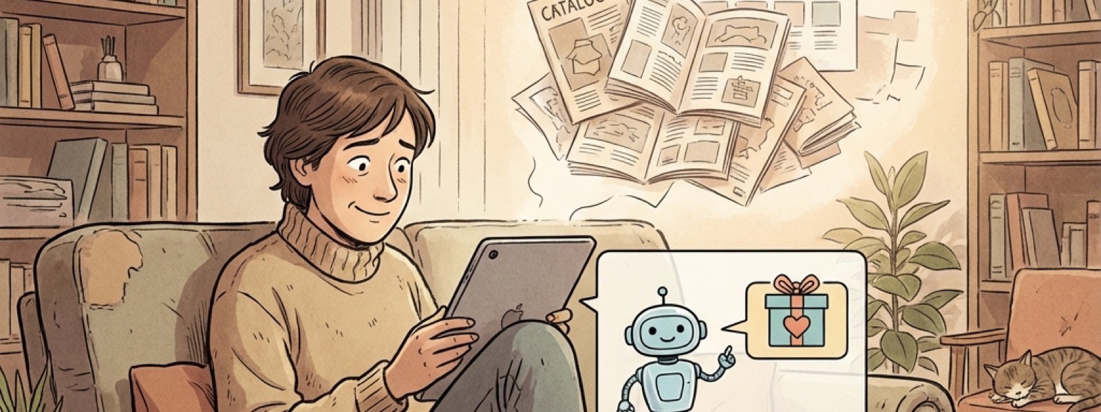 Aiuto scelta regalo: Perché un'IA può aiutarti meglio di tua sorella